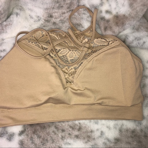 Zenana Outfitter L/XL Bralette Beige‎ - Picture 7 of 7